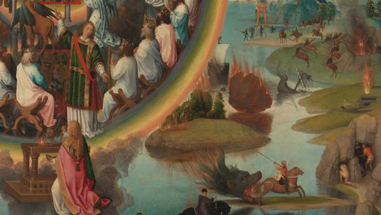 Detail from the right wing of the "Triptych of John the Baptist and John the Evangelist"